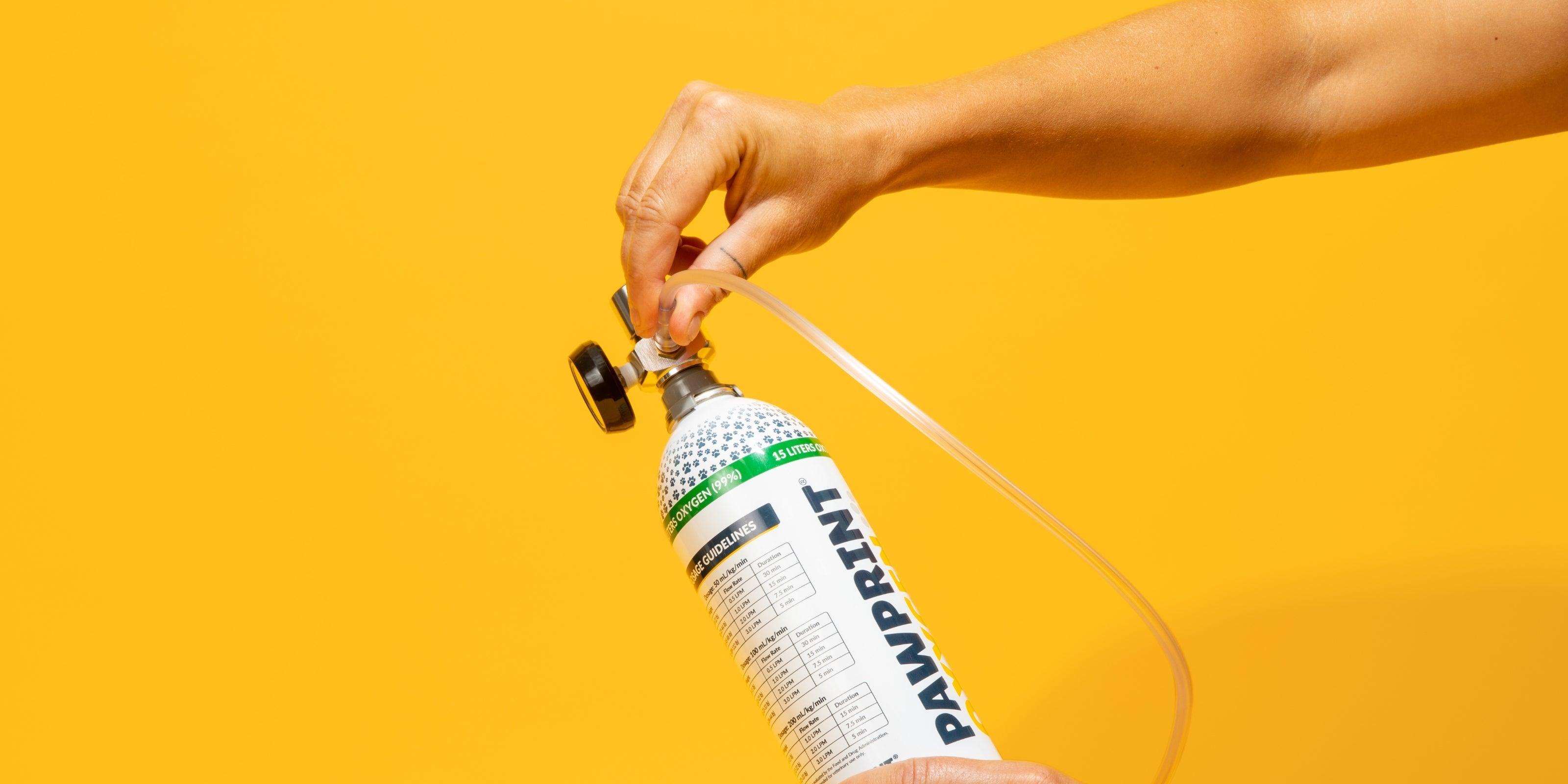Pet oxygen canister
