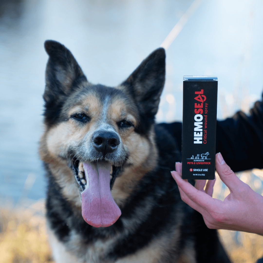 emergency animal wound care spray