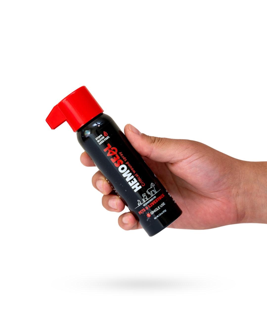 HemoSEAL rapid bleeding control for pets and livestock