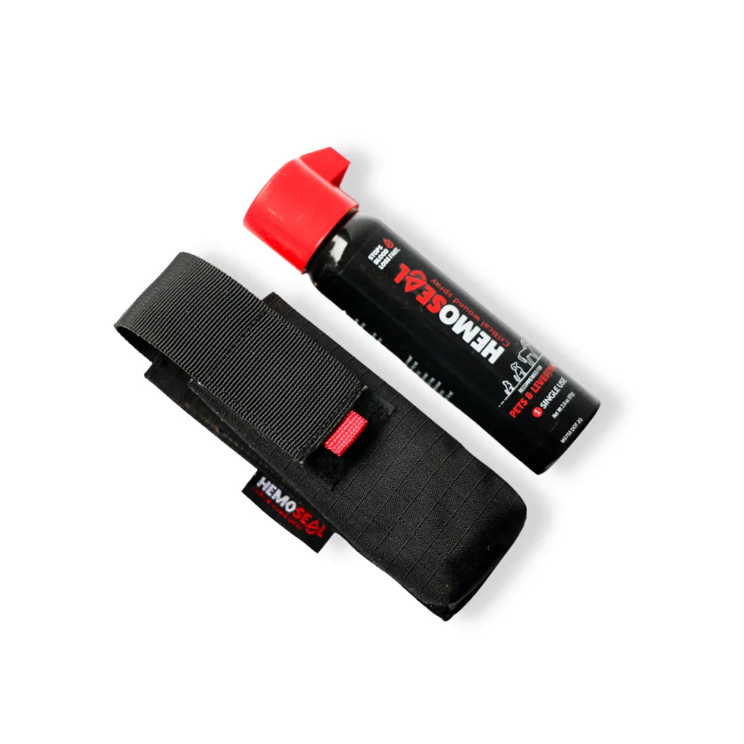 HemoSEAL Pet Wound Spray + Stretch Leash and HemoSEAL Carry Pouch