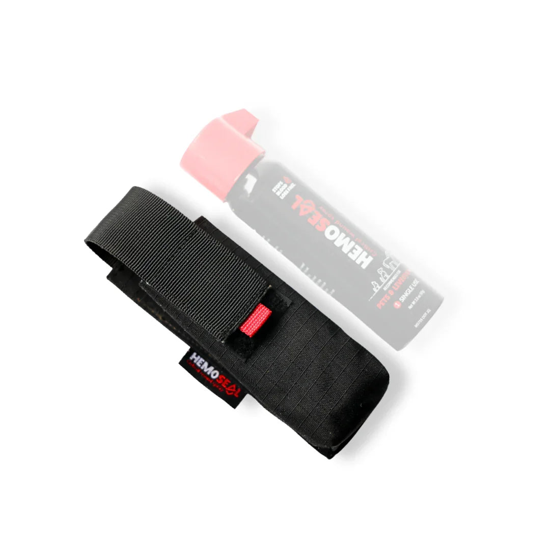 HemoSEAL velcro carry pouch