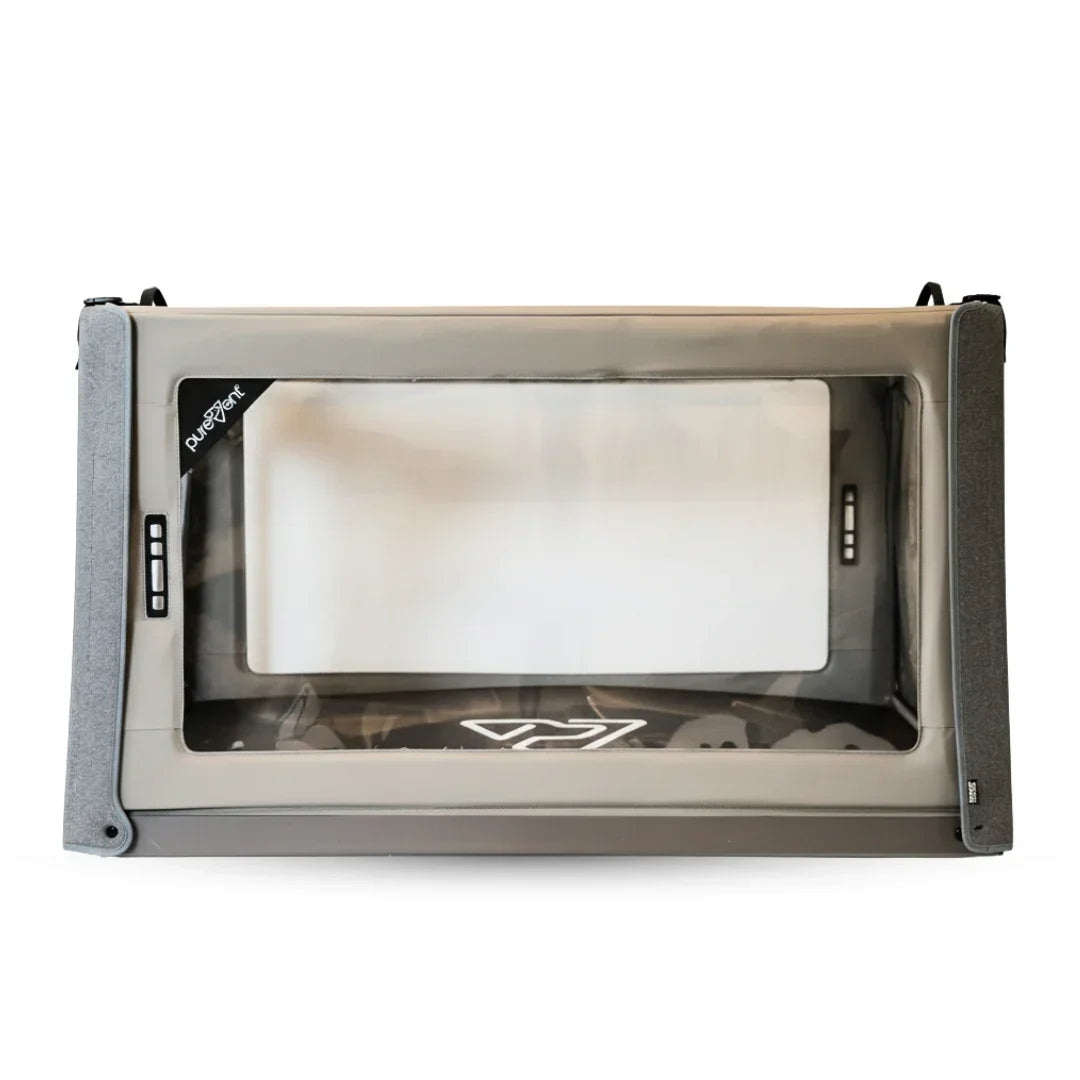 large pet oxygen chamber on white background