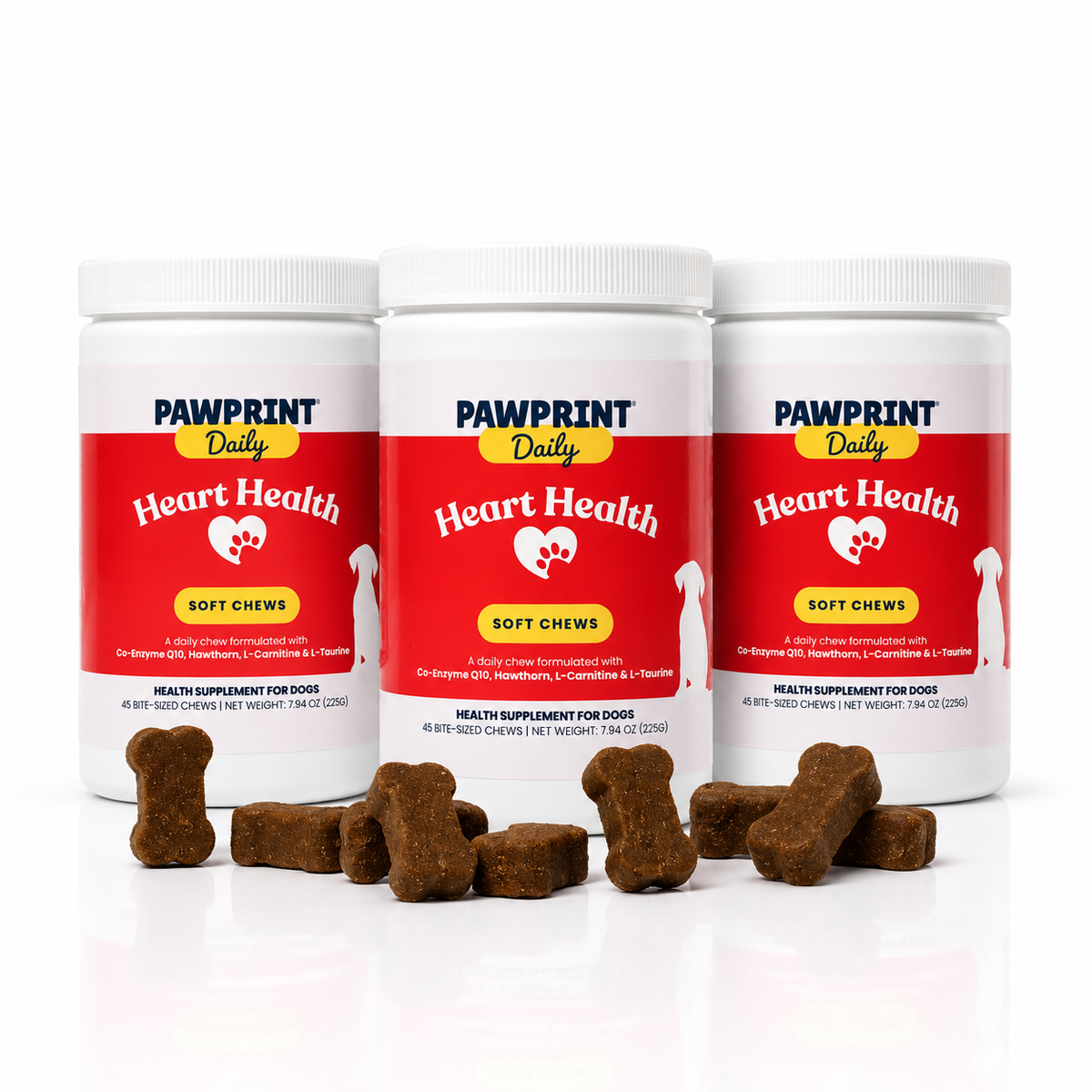 Heart Health Soft Chews, For Dogs — Supports Healthy Heart Function