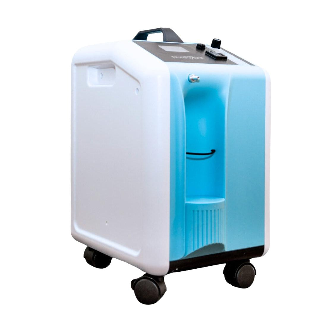 side view of PureVent 10L pet oxygen concentrator