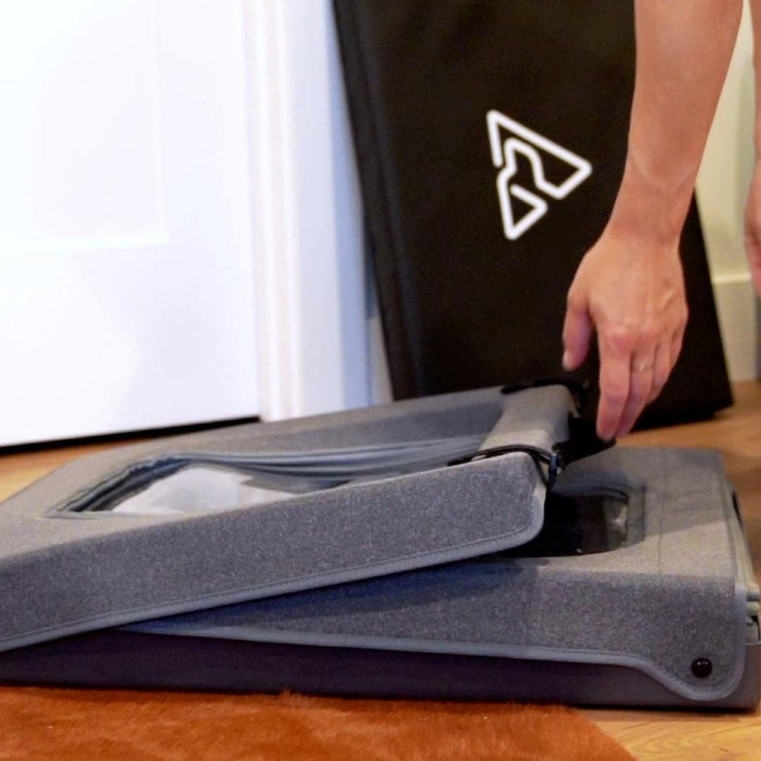 fold and store your purevent pet oxygen chamber