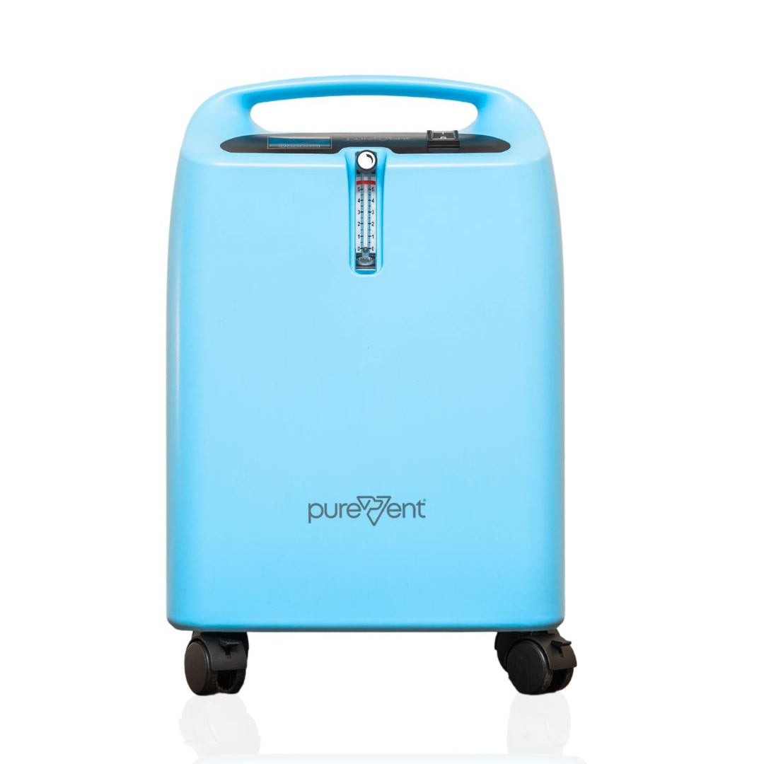 front view of PureVent 5L pet oxygen concentrator