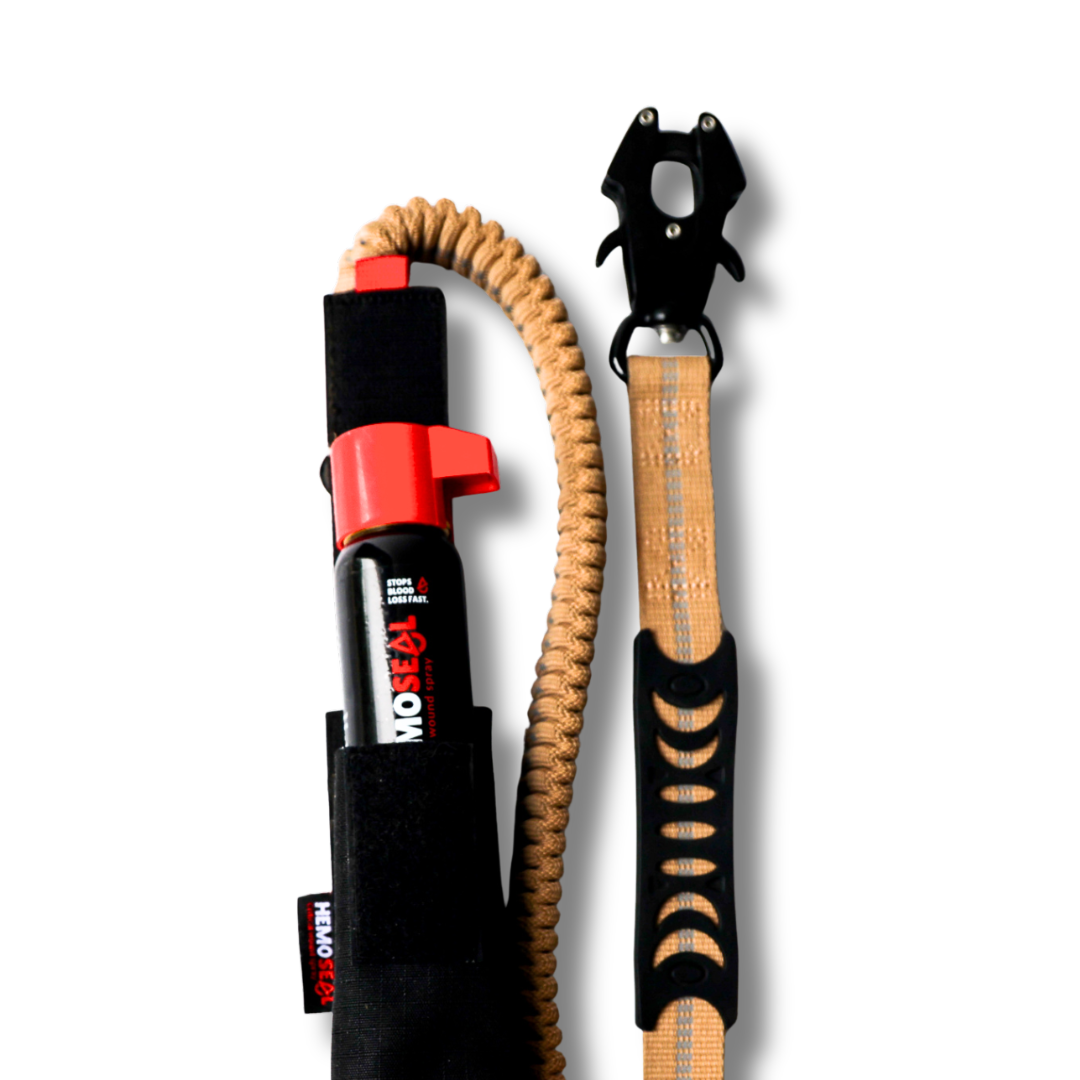 HemoSEAL Wound Spray + Stretch Leash with Carry Pouch