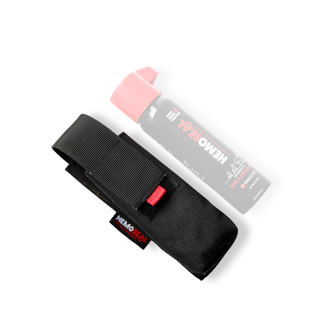 HemoSEAL velcro carry pouch 