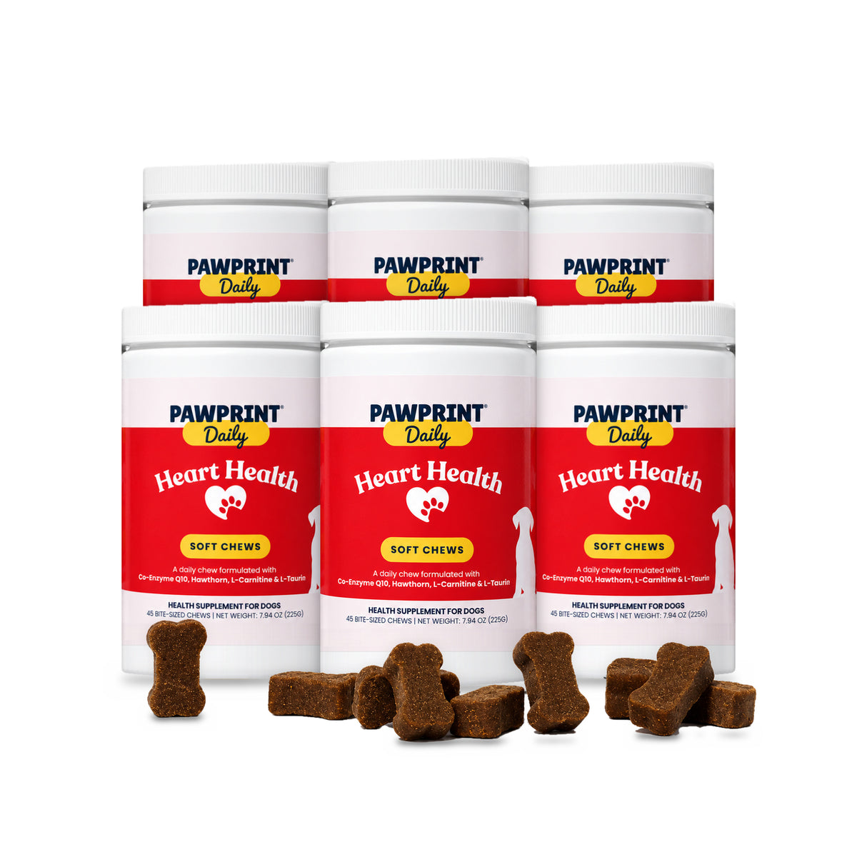 Heart Health Soft Chews, For Dogs — Supports Healthy Heart Function