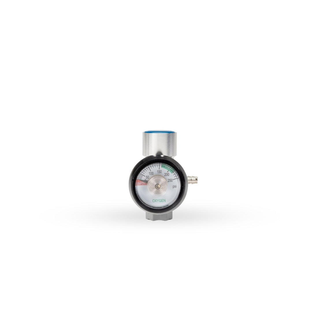 front view of oxygen flow rate regulator for pets