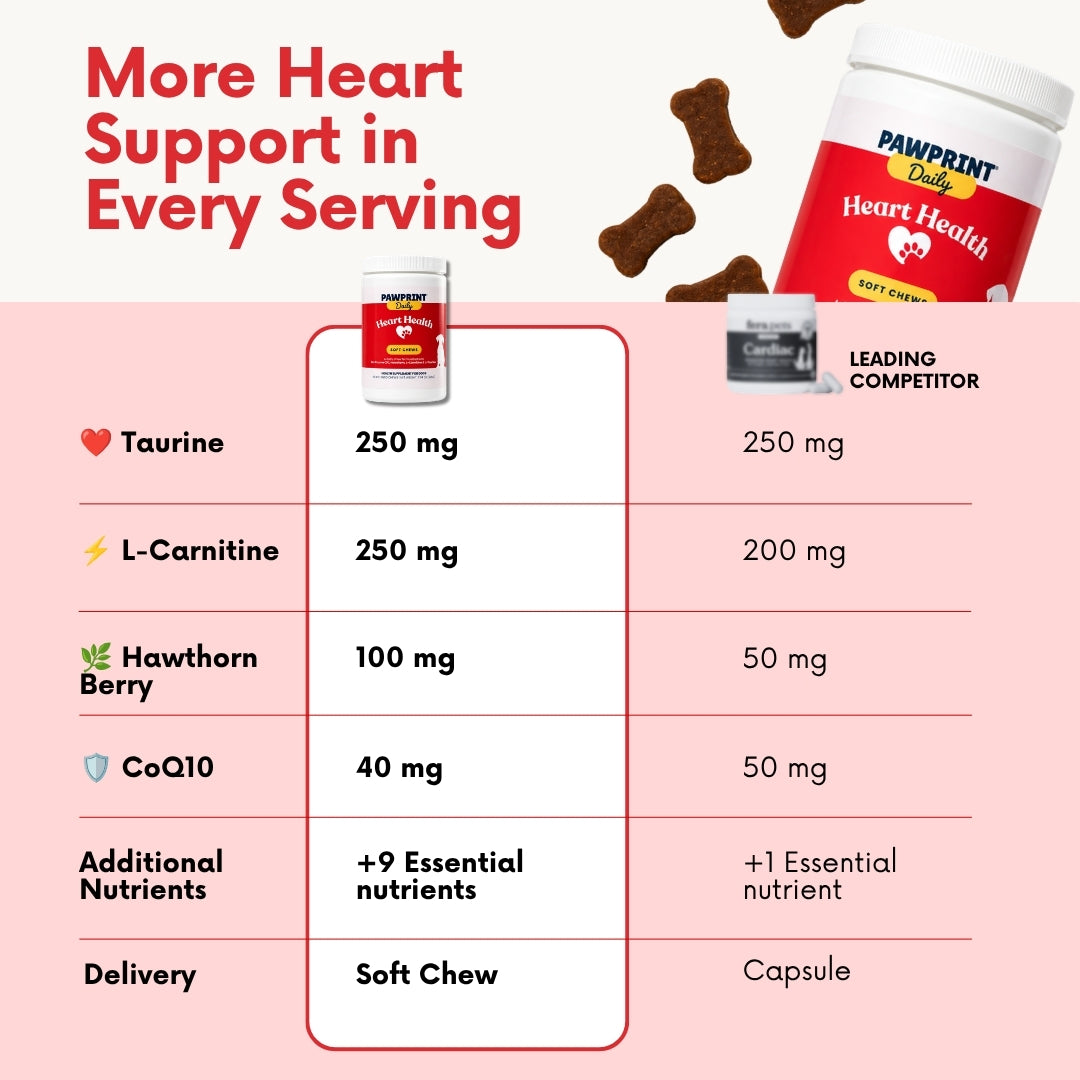 Heart Health Soft Chews, For Dogs — Supports Healthy Heart Function