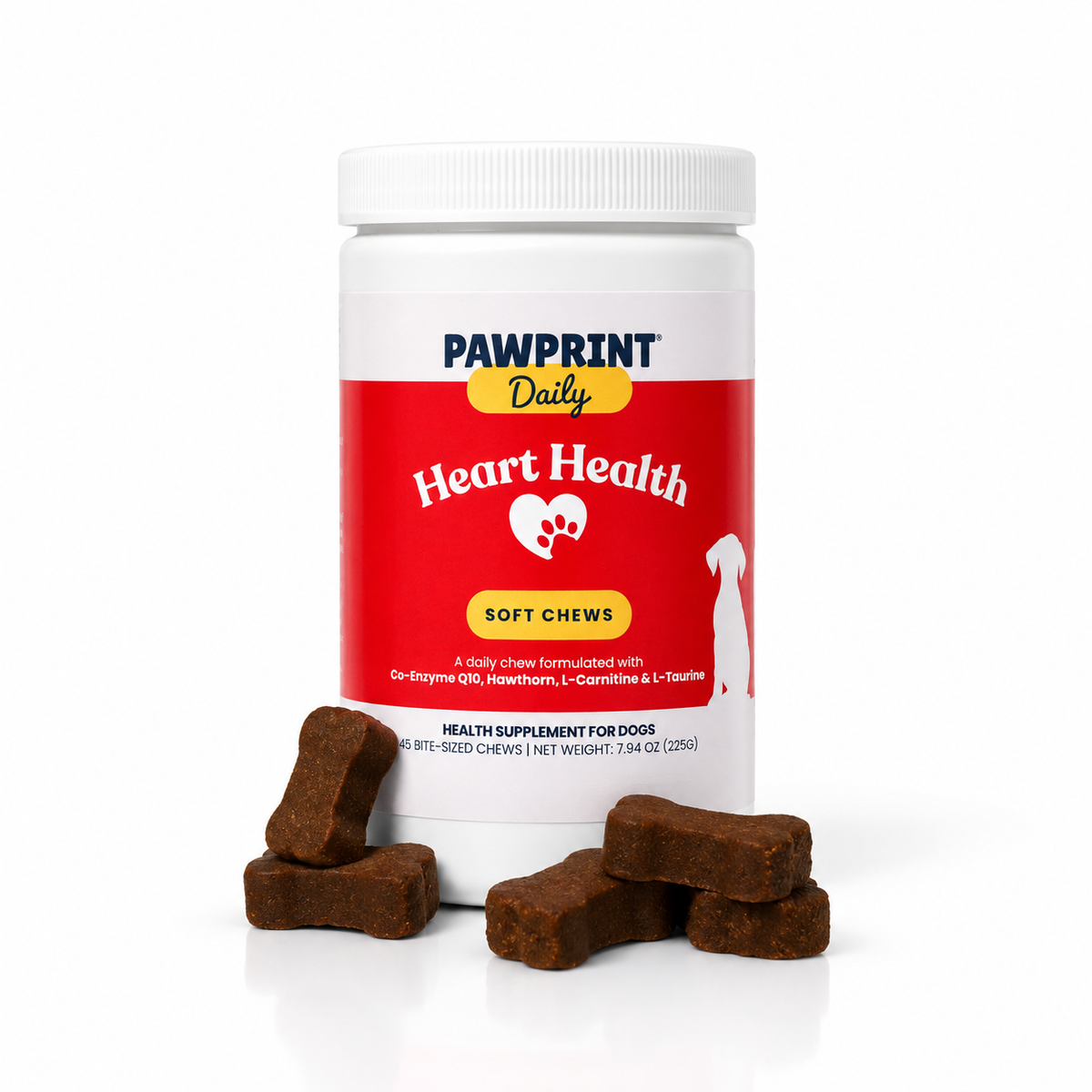 Heart Health Soft Chews, For Dogs — Supports Healthy Heart Function