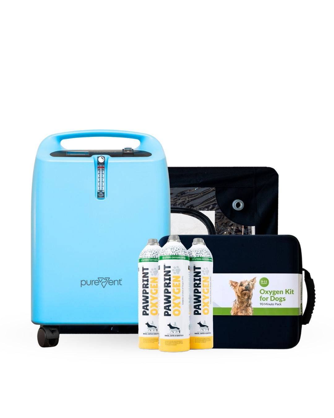 La Rescue O2 Go Extended + Rescue Oxygen Therapy Bundle for Small Pets