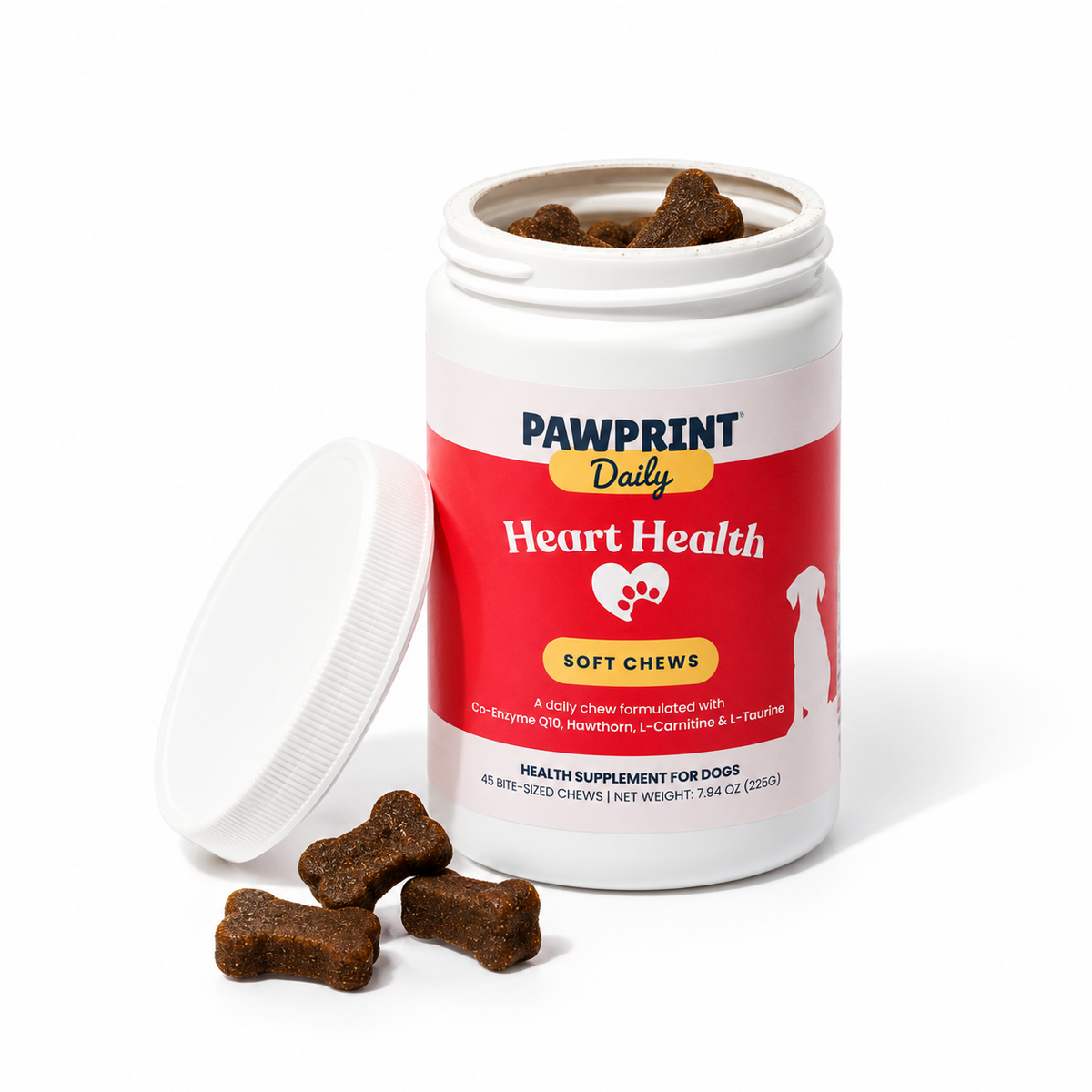 Heart Health Soft Chews, For Dogs — Supports Healthy Heart Function