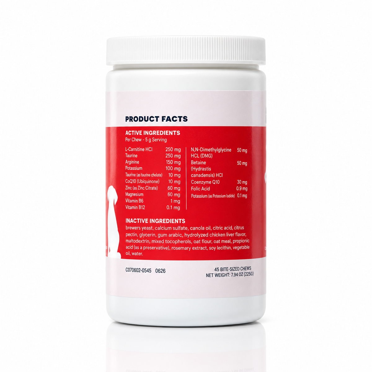 Heart Health Soft Chews, For Dogs — Supports Healthy Heart Function